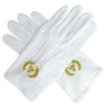 Leather ceremonial Gloves